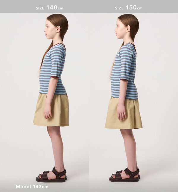 UNITED ARROWS green label relaxing「【別注】＜Robert P. Miller＞5分袖 Tシャツ / キッズ  140cm-150cm」|Tシャツ・カットソー|