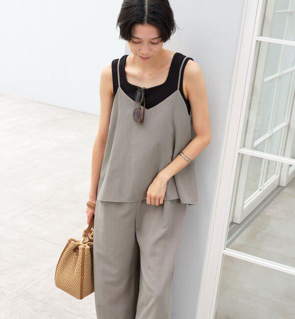 UNITED ARROWS green label relaxing「［size SHORT/TALLあり］ドライクロス オールインワン ストレッチ 通気性」|オールインワン|LT.GRAY