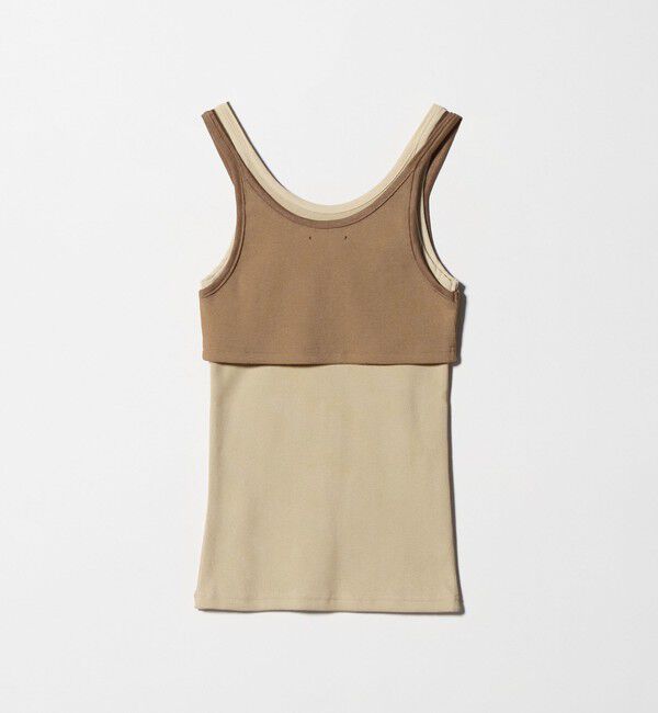 BEAUTY&YOUTH UNITED ARROWS「＜ONIT＞リブ レイヤード タンクトップ」|タンクトップ|