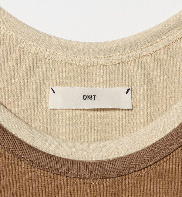 BEAUTY&YOUTH UNITED ARROWS「＜ONIT＞リブ レイヤード タンクトップ」|タンクトップ|