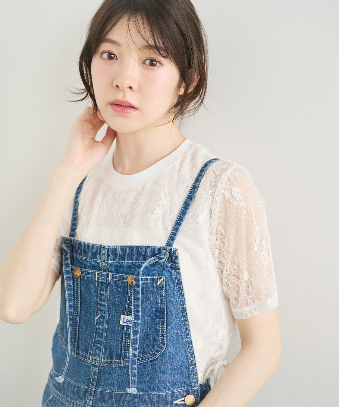 COCO DEAL「レースTブラウス」|Tシャツ・カットソー|オフ
