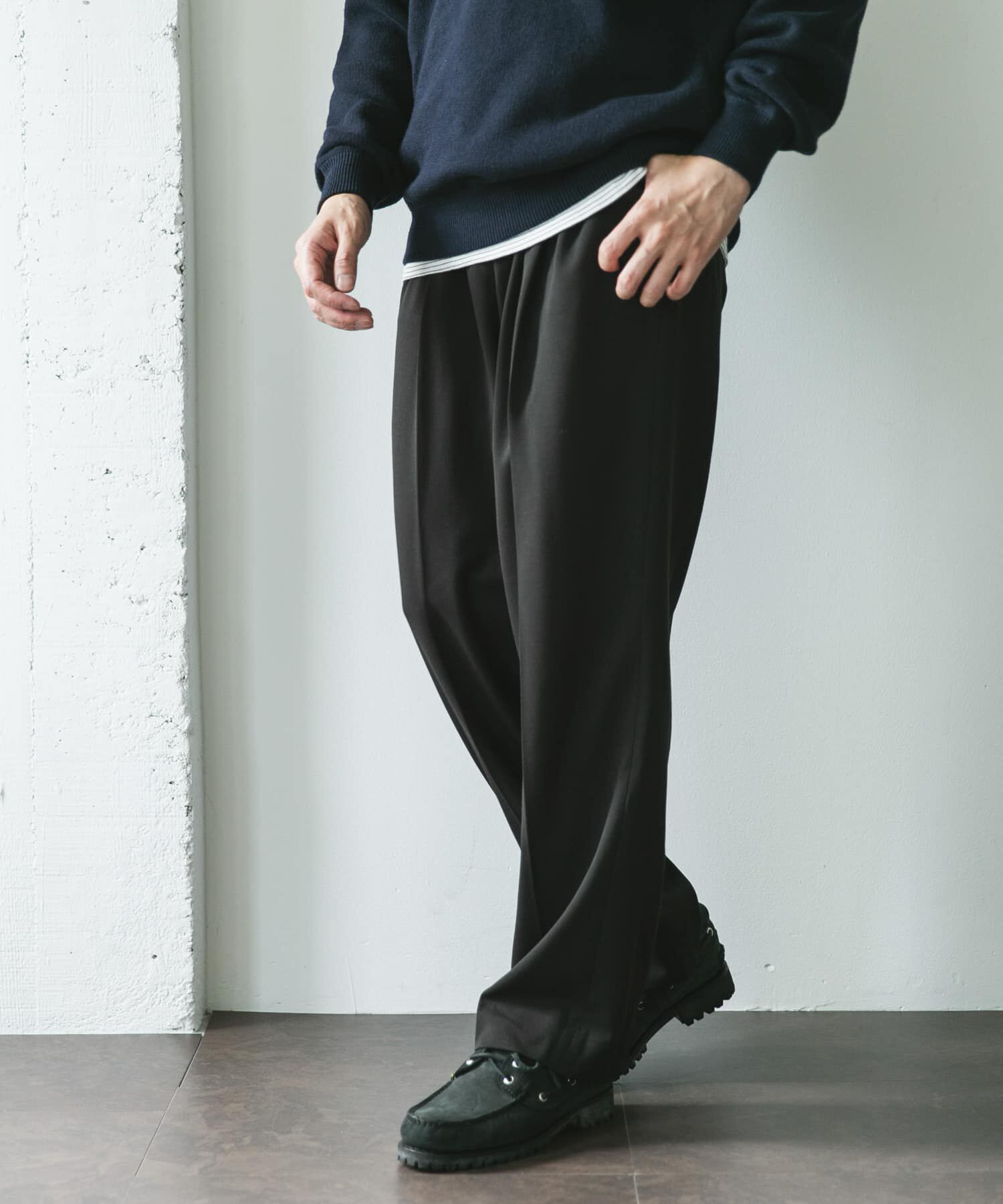 URBAN RESEARCH DOORS「『仁村紗和さん着用』『UR TECH』完声2タックワイドトラウザー」|その他|
