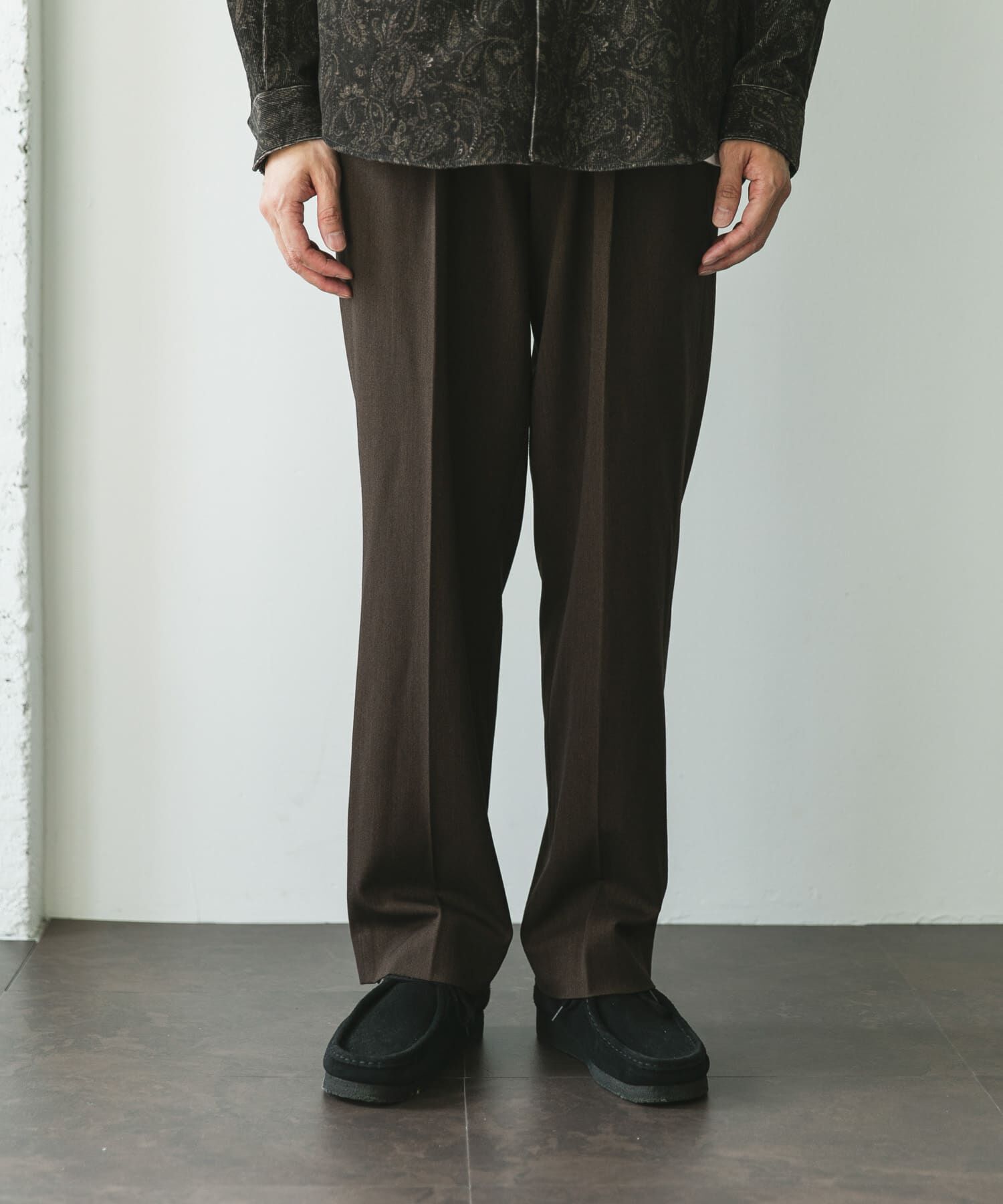 URBAN RESEARCH DOORS「『仁村紗和さん着用』『UR TECH』完声2タックワイドトラウザー」|その他|