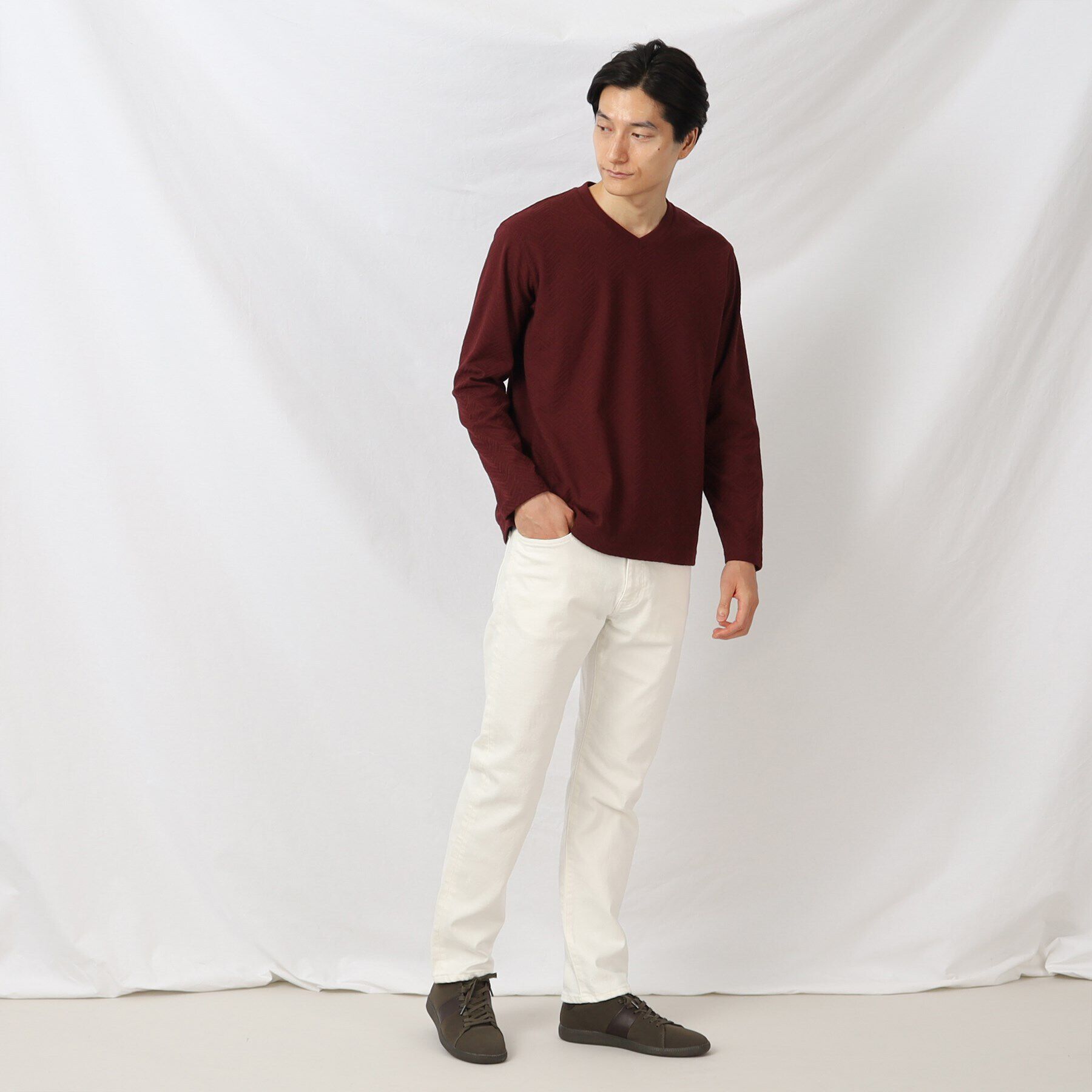 TAKEO KIKUCHI「【Sサイズ～】ストレッチ デニム パンツ」|デニム|