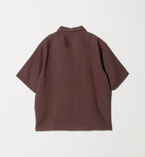 UNITED ARROWS green label relaxing「リネン ポプリン オープンカラー 半袖 シャツ」|シャツ・ブラウス|