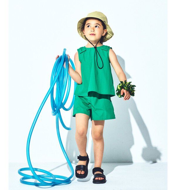 UNITED ARROWS green label relaxing「【スタメンシリーズ】タッサー リボン デザイン セット アップ / キッズ 100cm-160cm」|ワンピース|KELLY