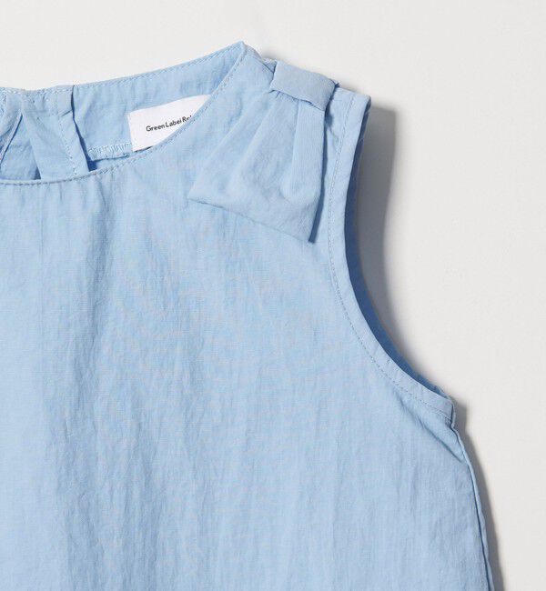 UNITED ARROWS green label relaxing「【スタメンシリーズ】タッサー リボン デザイン セット アップ / キッズ 100cm-160cm」|ワンピース|
