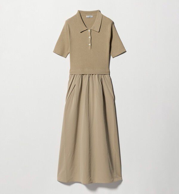 UNITED ARROWS green label relaxing「エリツキ ドッキング ショートスリーブ ワンピース」|ワンピース|