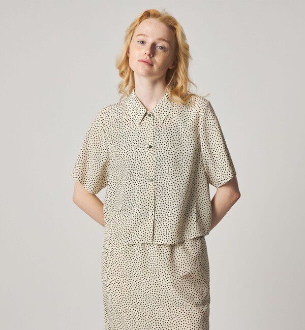STEVEN ALAN「＜Steven Alan＞フラワー プリント シャツ」|シャツ・ブラウス|OFF WHITE