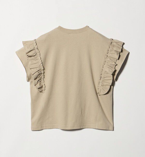 BEAUTY&YOUTH UNITED ARROWS「コットンフリル ショートスリーブ カットソー」|Tシャツ・カットソー|