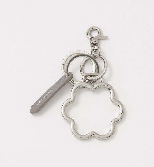 BEAUTY&YOUTH UNITED ARROWS「＜Hashibami＞フラワー キーリング」|キーケース|SILVER