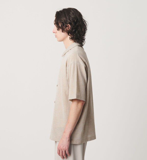 BEAUTY&YOUTH UNITED ARROWS「KNITEE リネンブレンド メリノ シャツ ウォッシャブル」|カーディガン|