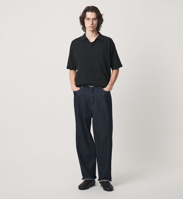 BEAUTY&YOUTH UNITED ARROWS「KNITEE リネンブレンド メリノ スキッパー ニット Tシャツ ウォッシャブル」|ニット・セーター|