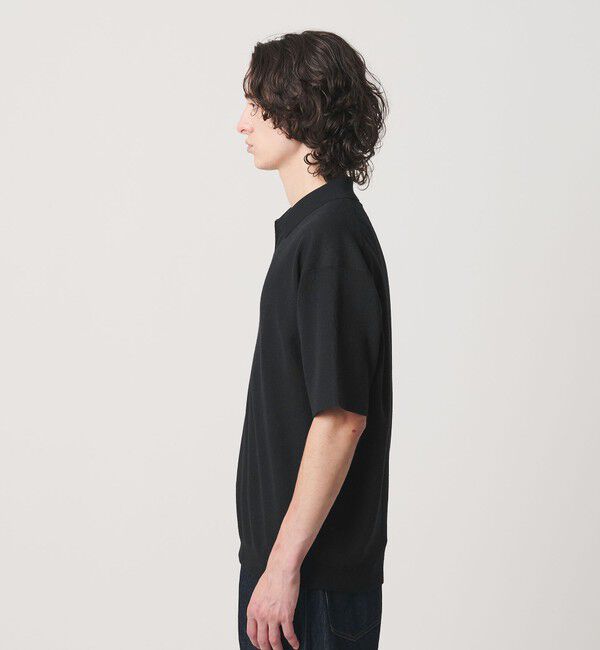 BEAUTY&YOUTH UNITED ARROWS「KNITEE リネンブレンド メリノ スキッパー ニット Tシャツ ウォッシャブル」|ニット・セーター|