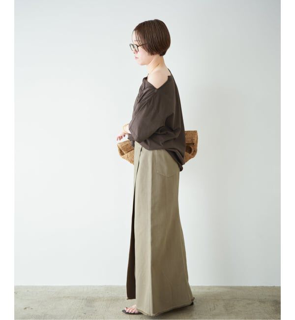 Plage「Garment dye long スカート」|スカート|