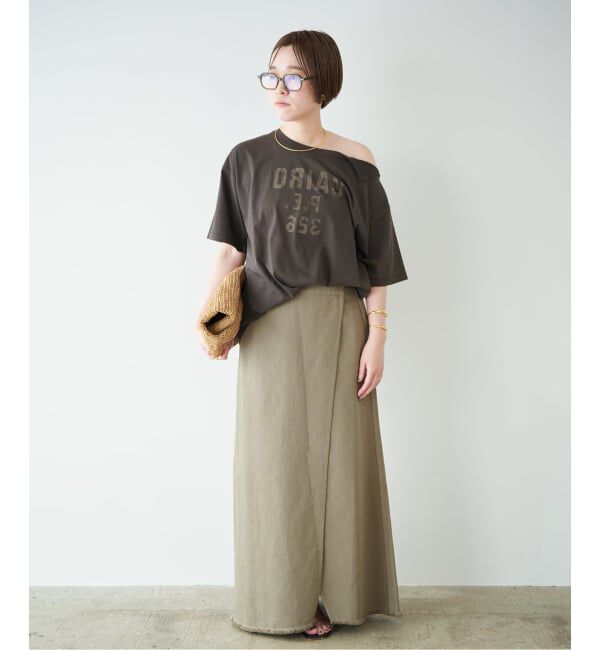 Plage「Garment dye long スカート」|スカート|