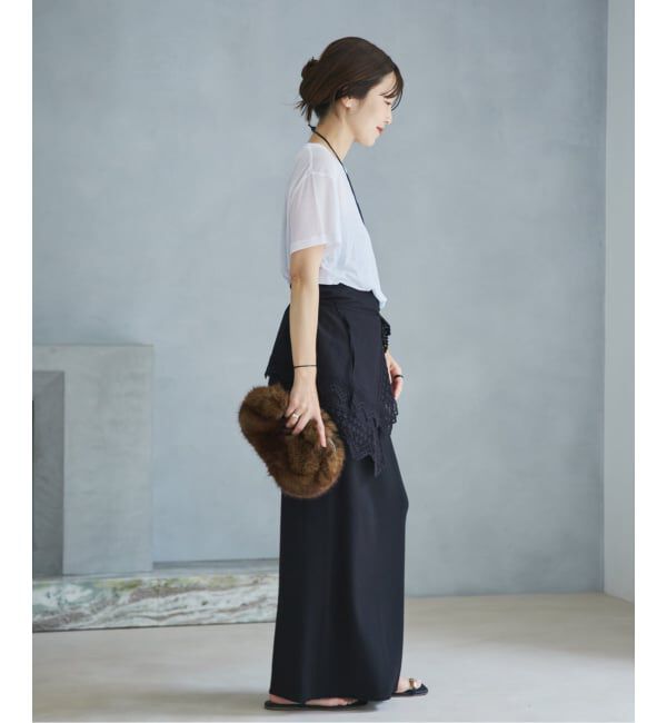 Plage「《予約》Cotton lace スカーフ」|バンダナ・スカーフ|