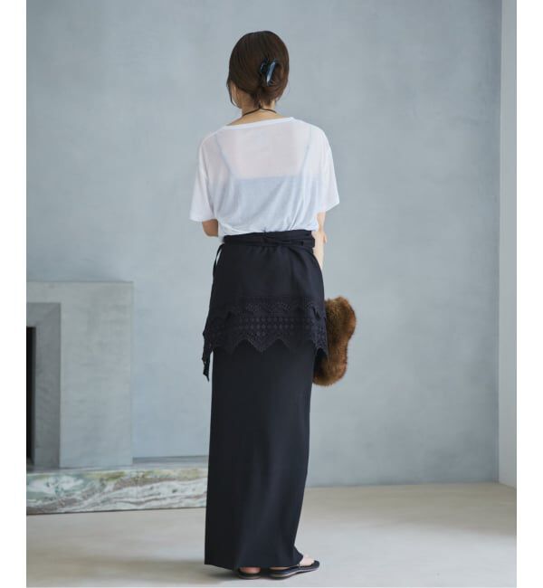 Plage「《予約》Cotton lace スカーフ」|バンダナ・スカーフ|