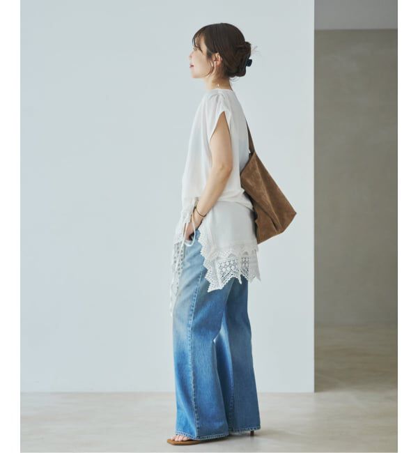 Plage「《予約》Cotton lace スカーフ」|バンダナ・スカーフ|