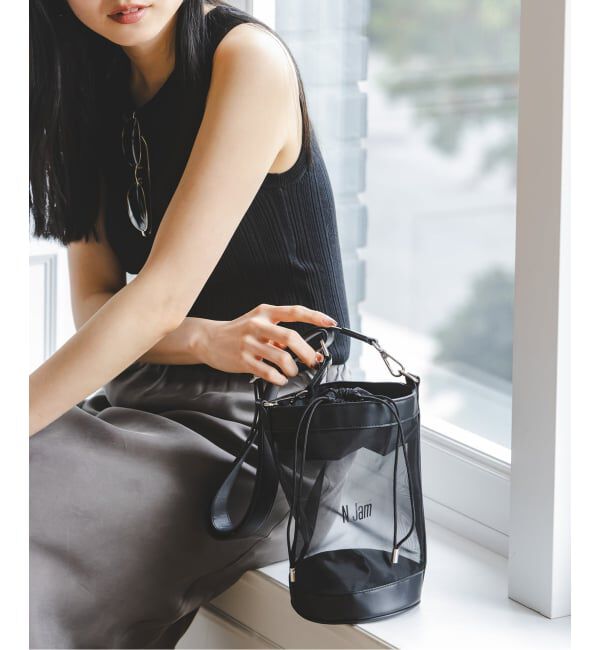 NOBLE「《追加・WEB&なんばCITY店限定》N.Jam/エヌジャム バケツ型ショルダーバッグ」|ショルダー・メッセンジャー|ブラック