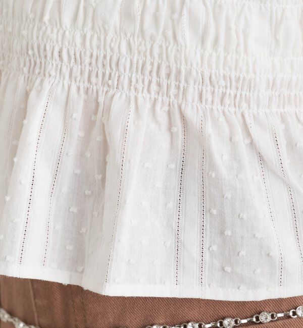  「ドビーシャーリングブラウス」|シャツ・ブラウス|