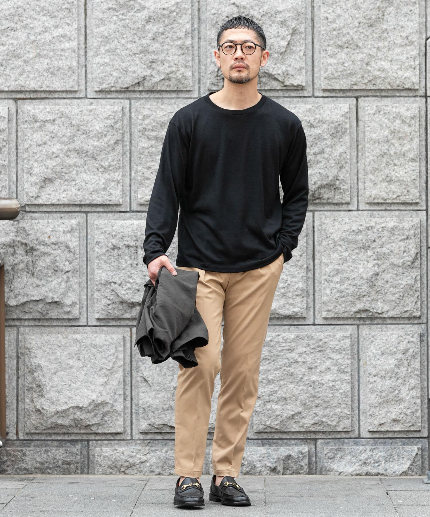URBAN RESEARCH ROSSO「『マシンウォッシャブル』『XLサイズあり』ハイクオリティウールロンT」|Tシャツ・カットソー|