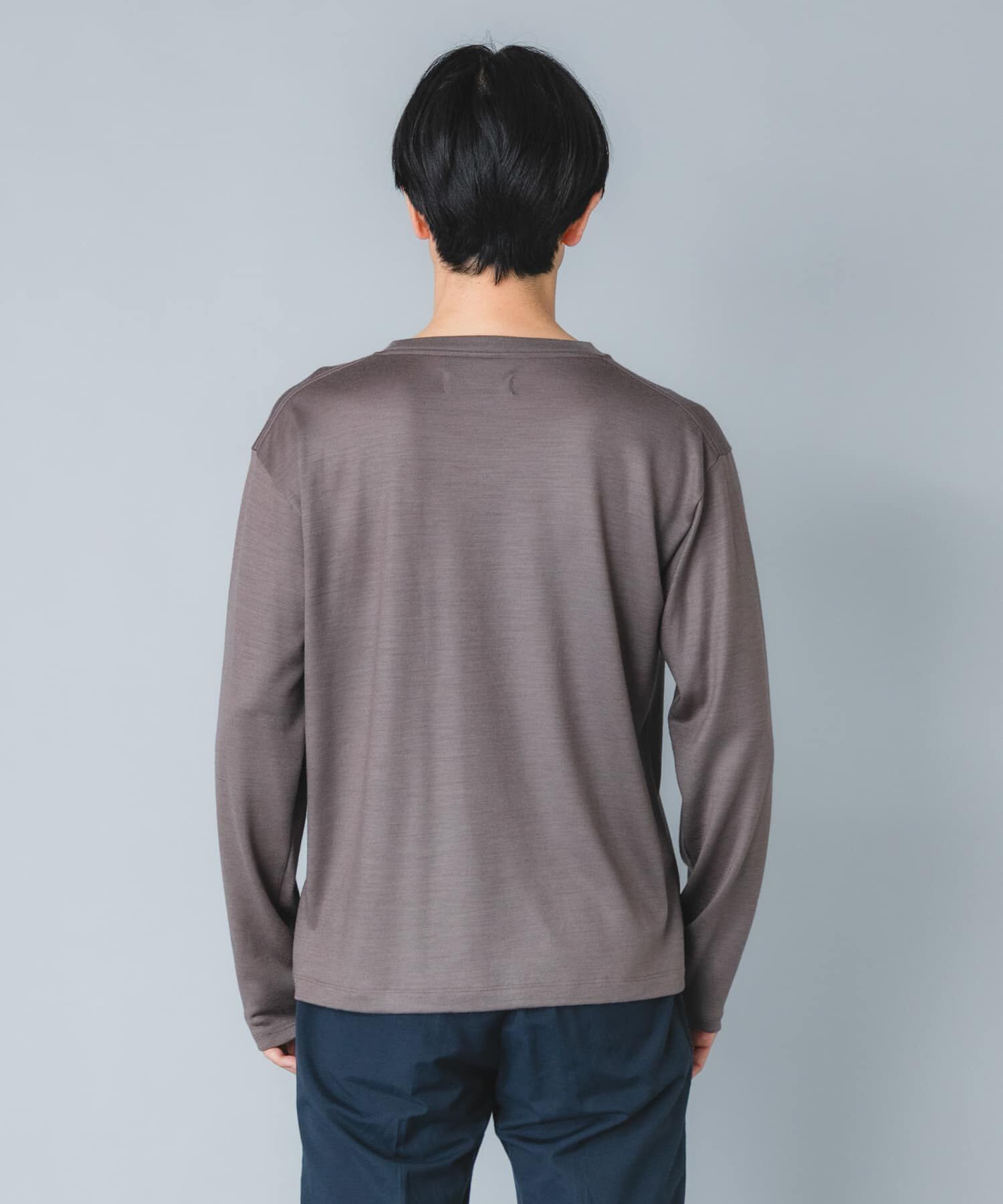 URBAN RESEARCH ROSSO「『マシンウォッシャブル』『XLサイズあり』ハイクオリティウールロンT」|Tシャツ・カットソー|