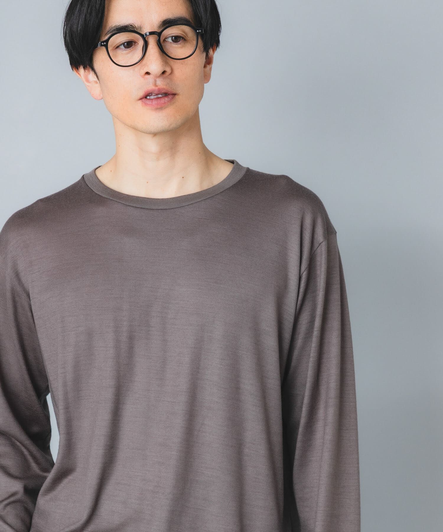 URBAN RESEARCH ROSSO「『マシンウォッシャブル』『XLサイズあり』ハイクオリティウールロンT」|Tシャツ・カットソー|