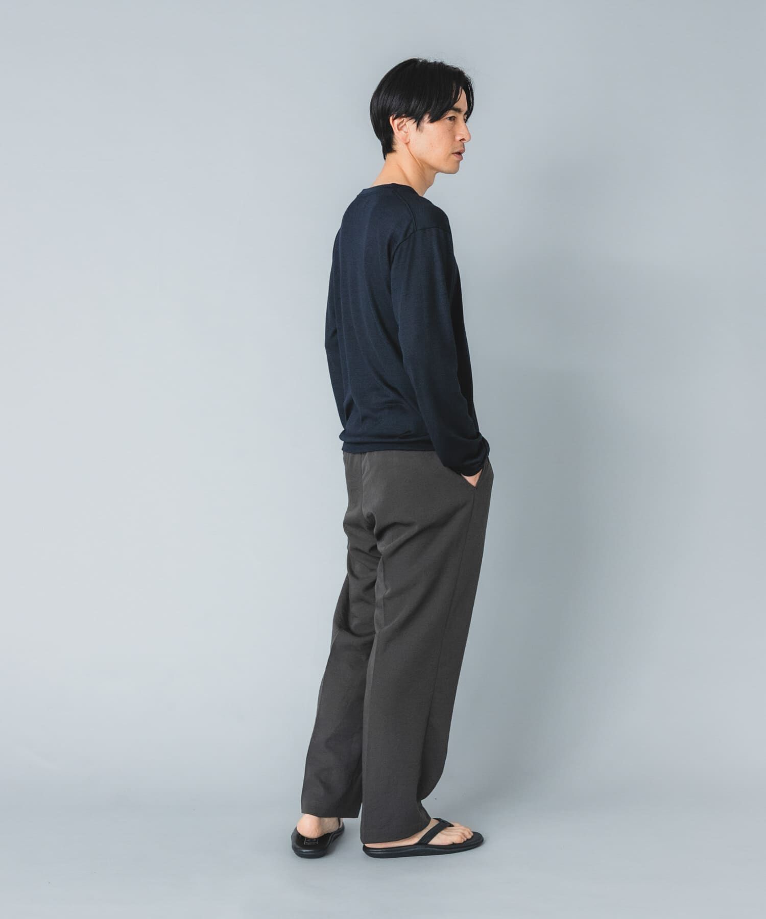 URBAN RESEARCH ROSSO「『マシンウォッシャブル』『XLサイズあり』ハイクオリティウールロンT」|Tシャツ・カットソー|