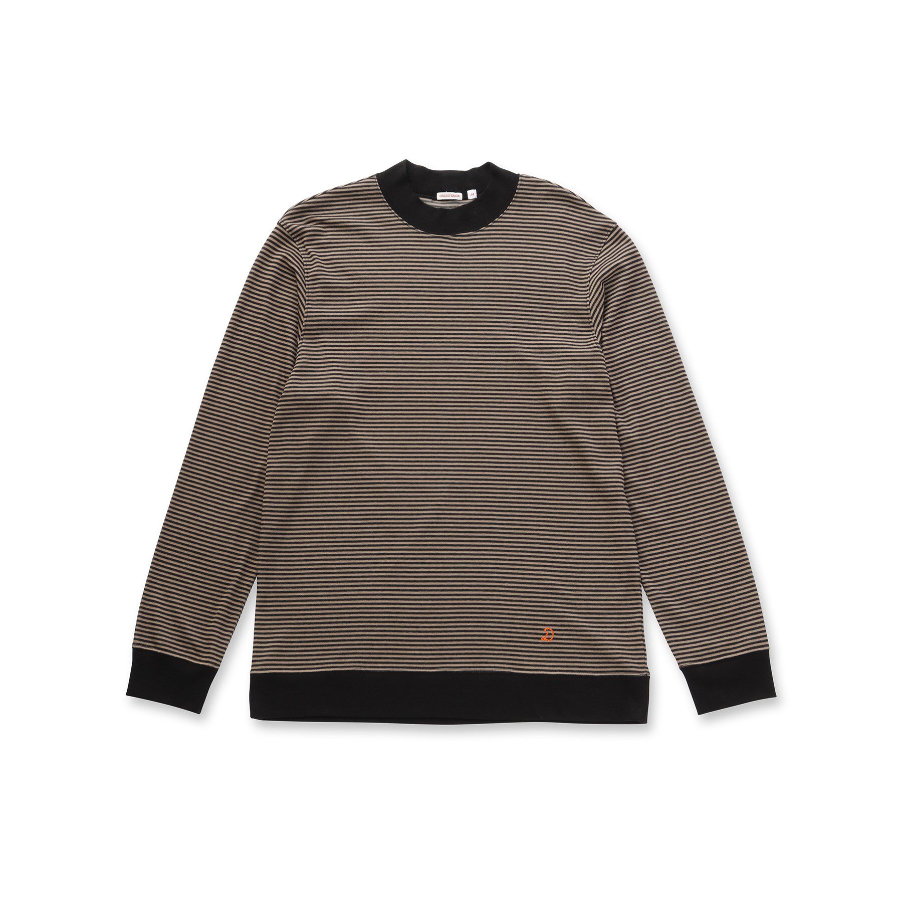 DRESSTERIOR「モックネック ボーダーカットソー」|Tシャツ・カットソー|