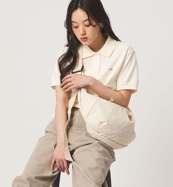 UNITED ARROWS green label relaxing「【WEB限定】2WAY ラウンドショルダーバッグ / ユニセックス はっ水」|ショルダー・メッセンジャー|OFF WHITE