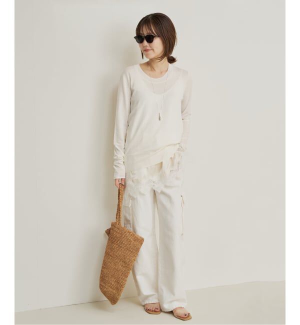 Plage「R&rsquo;IAM KNIT LONG TEE」|ニット・セーター|