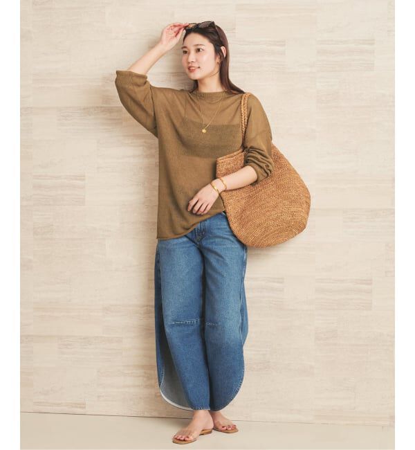 Plage「Linen/ny long プルオーバー」|ニット・セーター|
