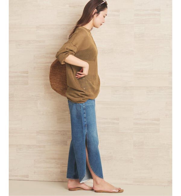 Plage「Linen/ny long プルオーバー」|ニット・セーター|