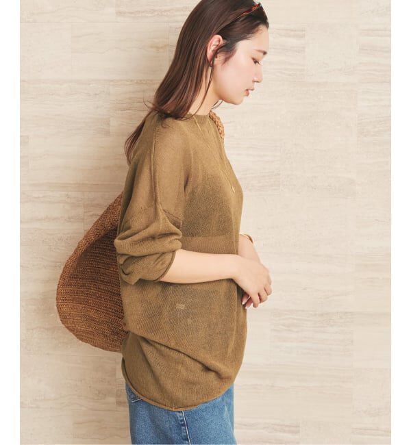 Plage「Linen/ny long プルオーバー」|ニット・セーター|