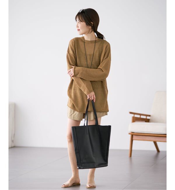 Plage「Linen/ny long プルオーバー」|ニット・セーター|