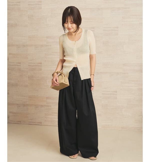Plage「R&rsquo;IAM RIB SEER カーディガン」|カーディガン|