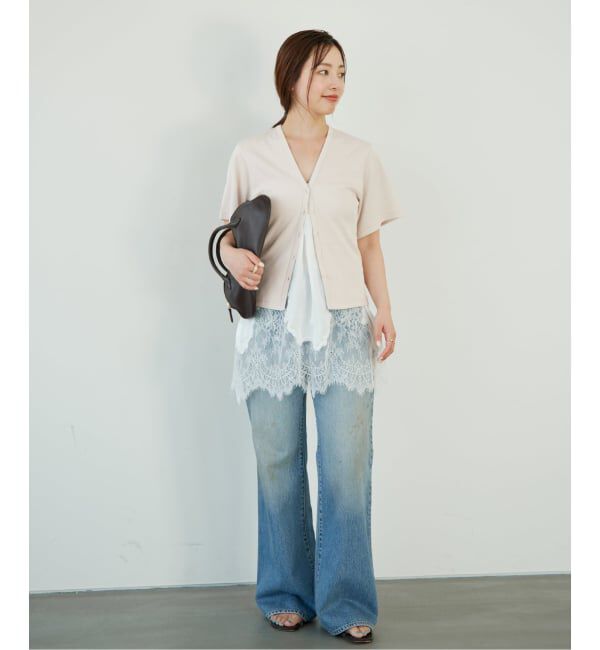 Plage「フライス カーデ TEE」|カーディガン|