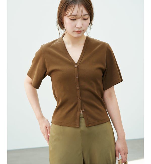 Plage「フライス カーデ TEE」|カーディガン|