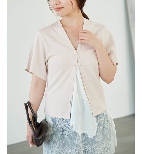 Plage「フライス カーデ TEE」|カーディガン|ナチュラル