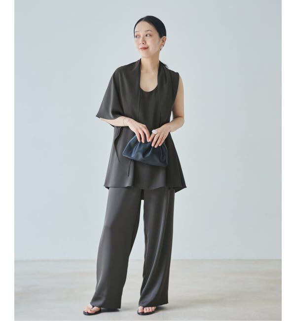 Plage「《予約》dull satin scarf set タンク」|タンクトップ|