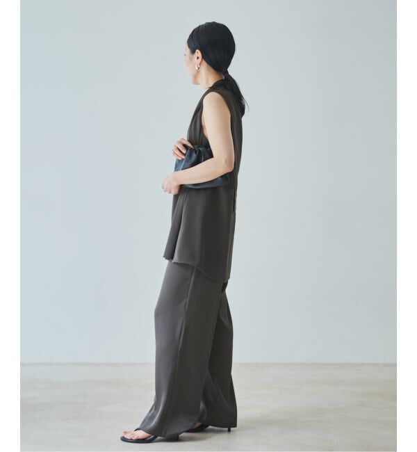 Plage「《予約》dull satin scarf set タンク」|タンクトップ|