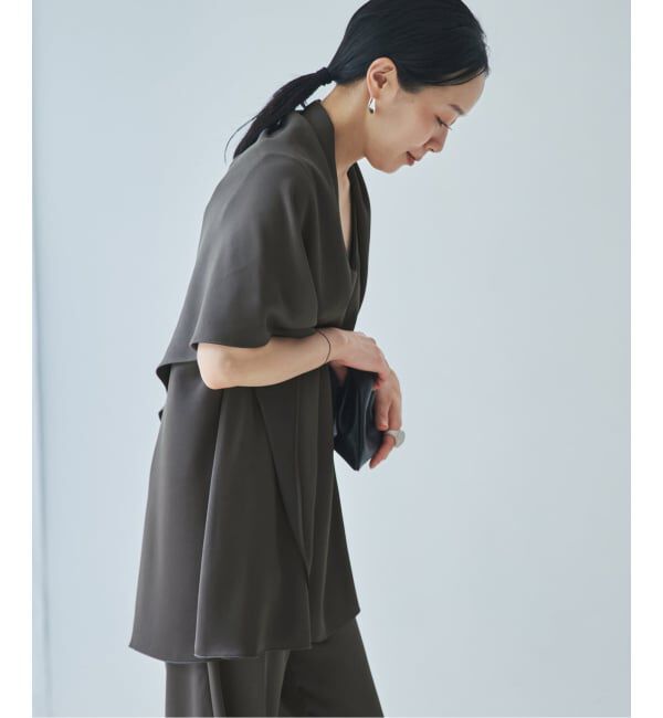 Plage「《予約》dull satin scarf set タンク」|タンクトップ|