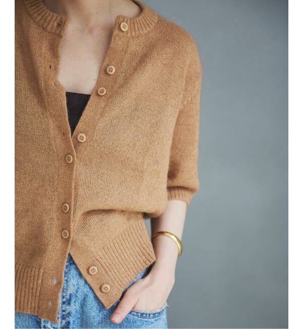Plage「《予約》Mohair Mix Hansode カーディガン」|カーディガン|