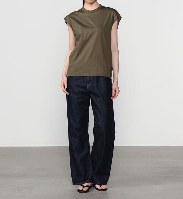  「HAVERSACK | 〈別注〉コクーンノースリーブTシャツ WOMEN」|Tシャツ・カットソー|