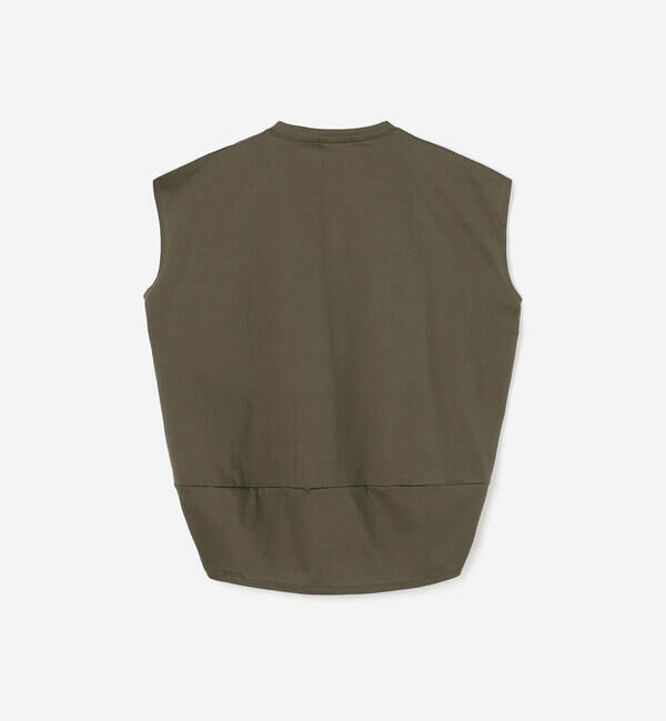  「HAVERSACK | 〈別注〉コクーンノースリーブTシャツ WOMEN」|Tシャツ・カットソー|