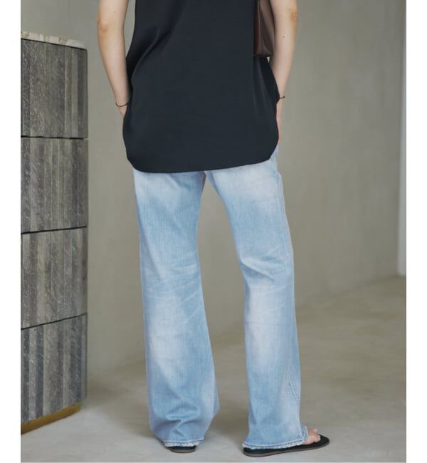 Plage「《予約》Healthy denim / ヘルシーデニム 別注 FLARE CRUSHED デニムパンツ」|デニム|