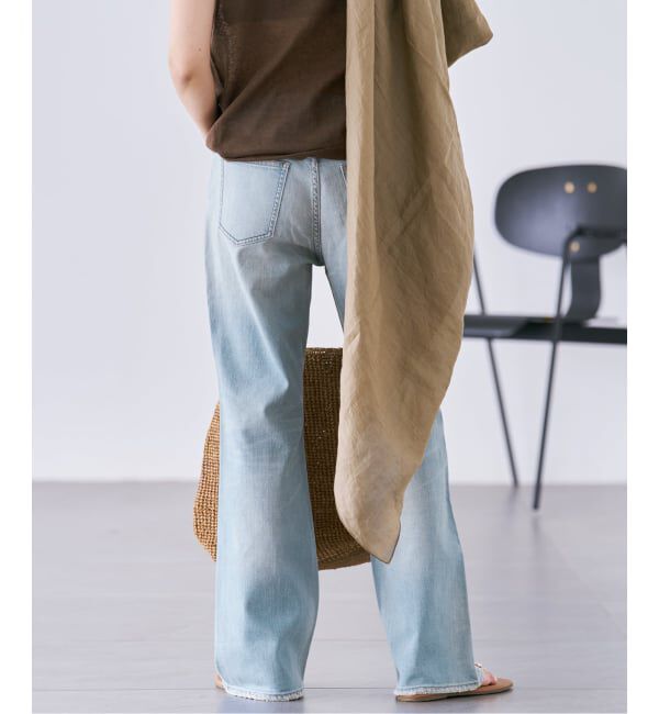 Plage「《予約》Healthy denim / ヘルシーデニム 別注 FLARE CRUSHED デニムパンツ」|デニム|