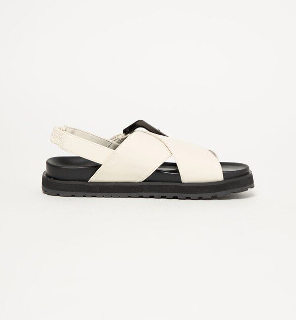BEAUTY&YOUTH UNITED ARROWS「ビッグバックル クロスストラップ サンダル」|サンダル|