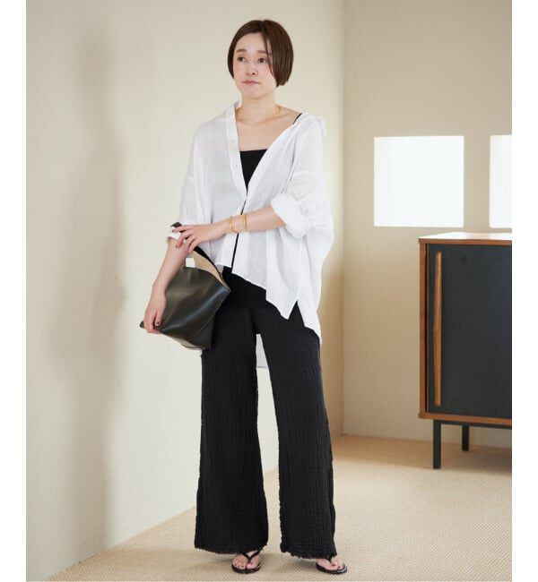 Plage「Linen Tent Line シャツ」|シャツ・ブラウス|